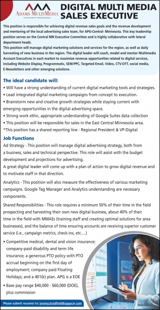 APG East Central - Jeremy Bradfield