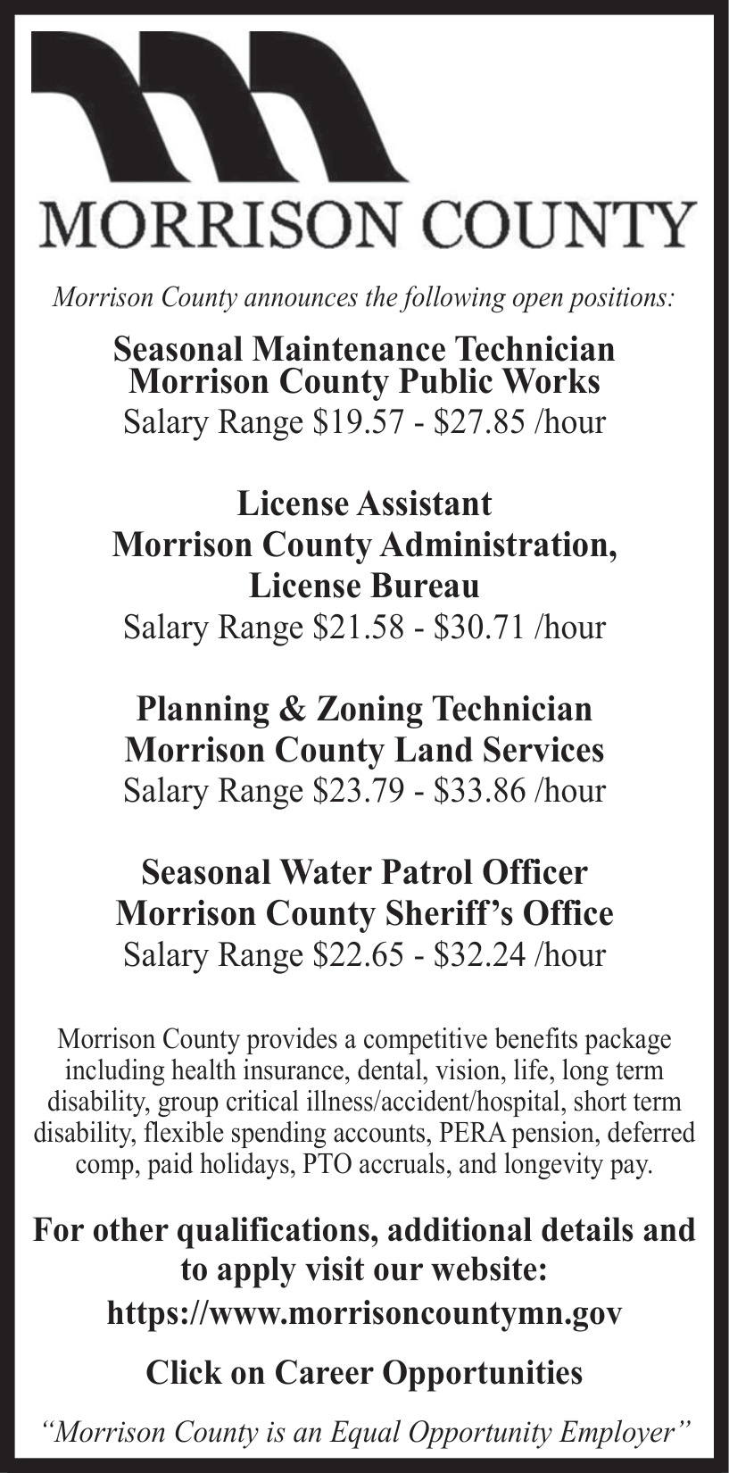 Morrison County Administrator