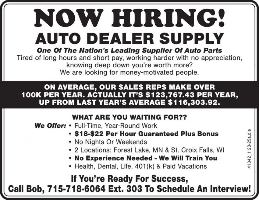 Auto Dealer Supply