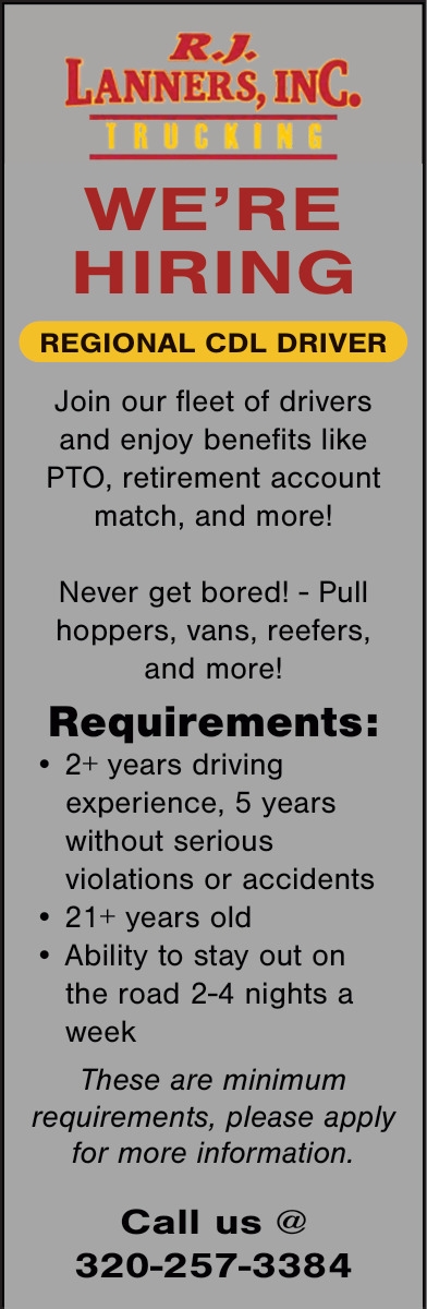 R.J. Lanners, Inc Trucking