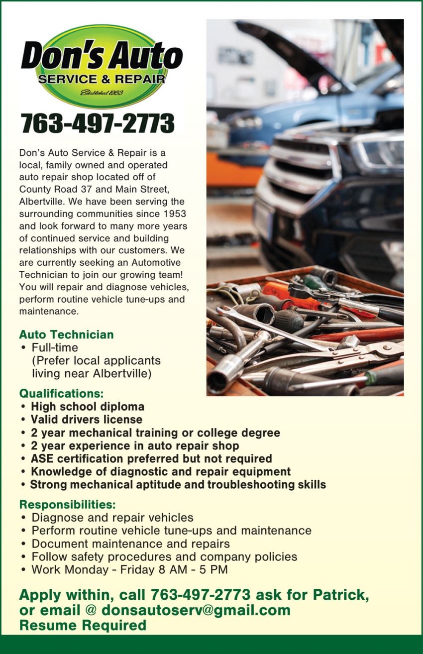 Don's Auto Service & Repair