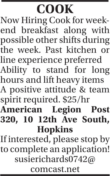 Hopkins American Legion Post 320