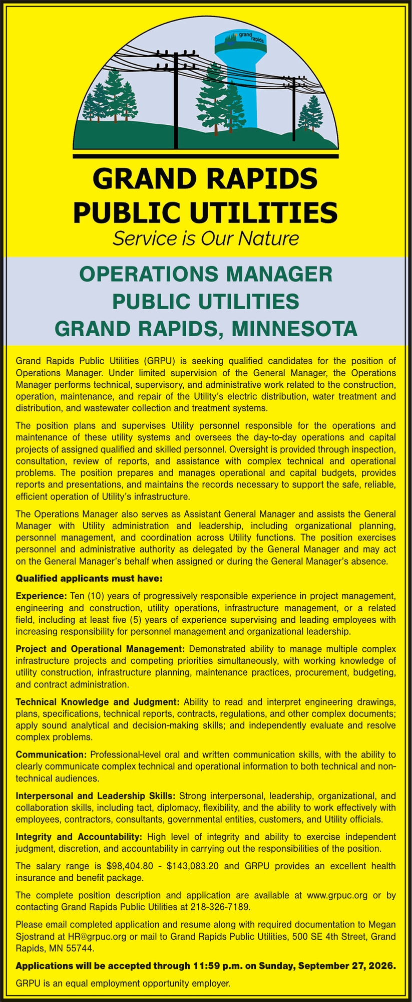 The Grand Rapids Public Utilities