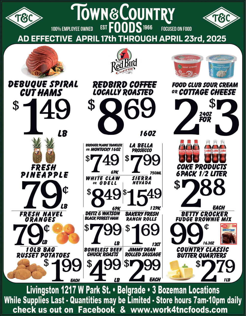 Foods, Town & Country Foods - Bozeman, Bozeman, MT