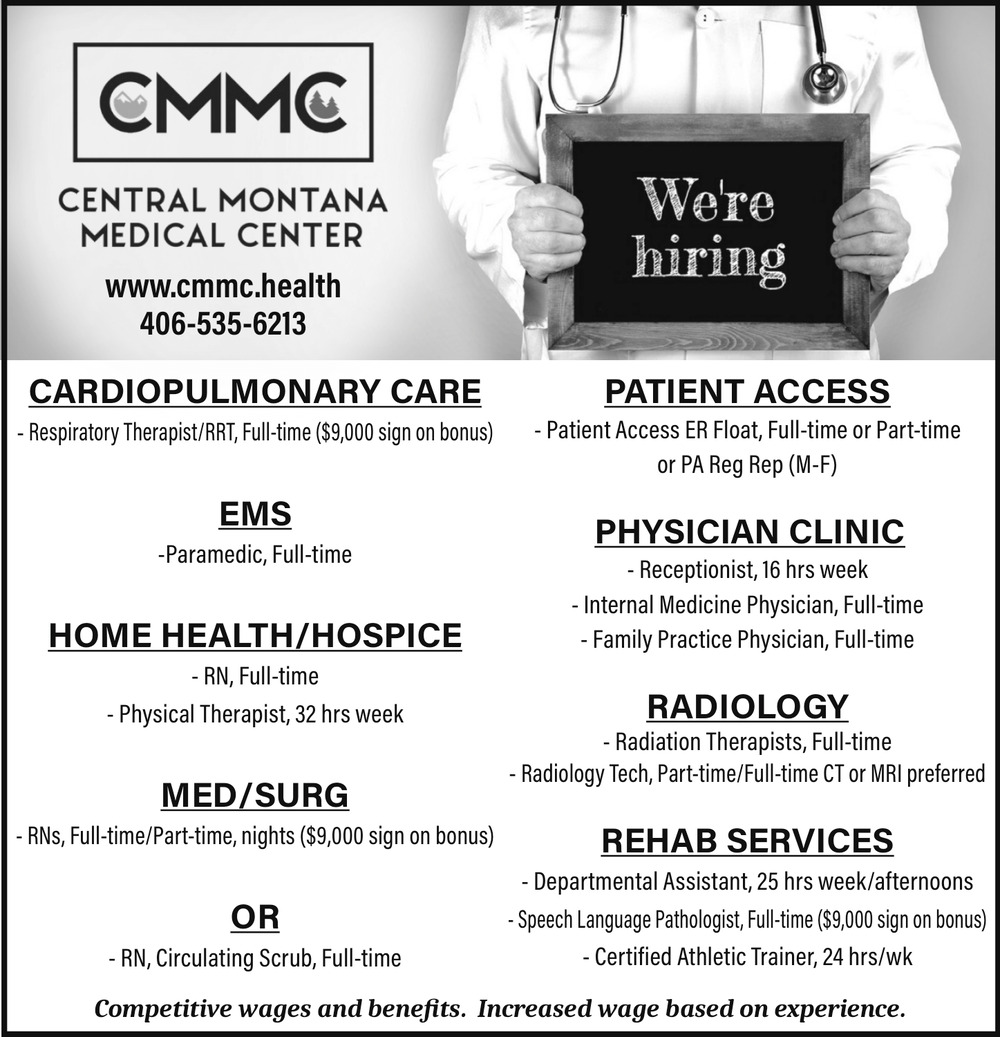 Cardiopulmonary Care, Central Montana Medical Center, Lewistown, MT