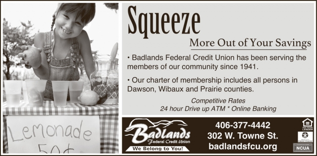 Squeeze More Out of Your Savings, Pine Street Inc, Glendive, MT