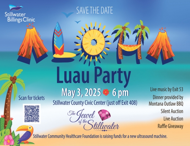 Luau Party, Stillwater Billings Clinic, Columbus, MT