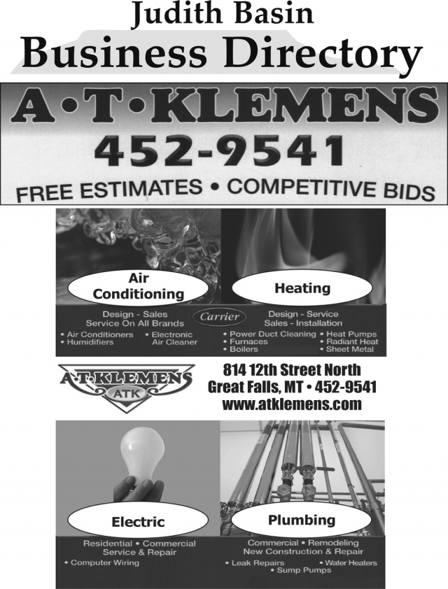 Heating & A/C, AT Klemens, Great Falls, MT