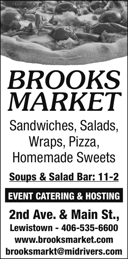 Sandwiches, Salads, Wraps, Brooks Market, Lewistown, MT