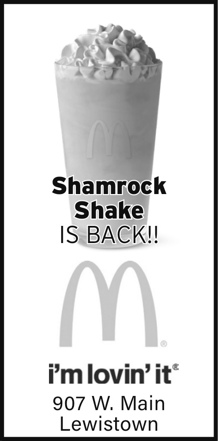 Shamrock Shake Is Back!, Mcdonalds - Lewiston, Lewistown, MT