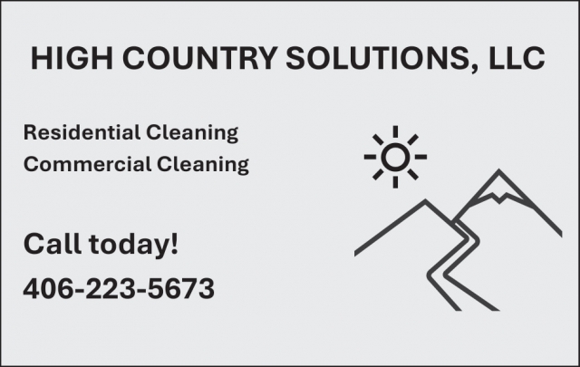 Residential & Commercial Cleaning, High Country Solutions, LLC