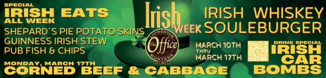 Irish Week, The Office Lounge & Liquor Store, Livingston, MT