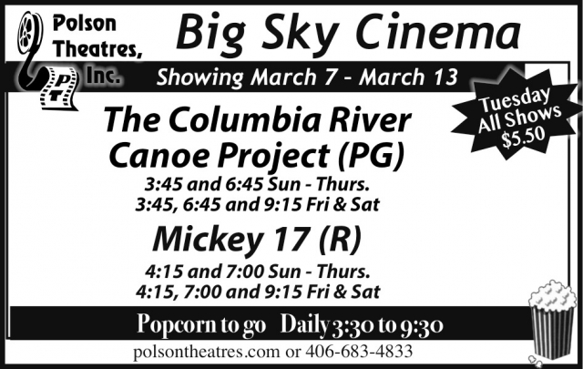 Big Sky Cinema, Polson Theatres, Inc - Big Sky Cinema, Dillon, MT