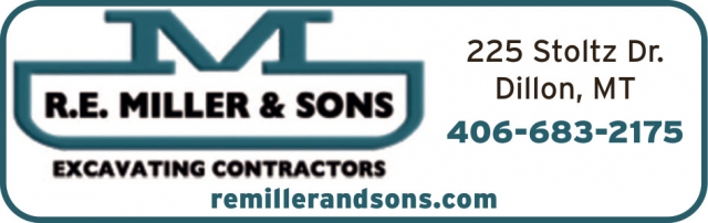 Excavating Contractors, R.E. Miller and Sons, Dillon, MT