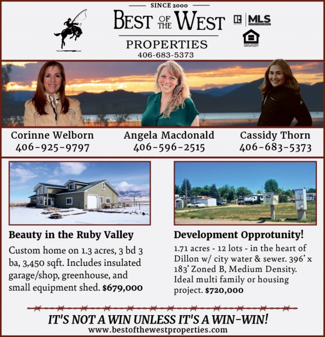 Beauty, Best of the West Properties