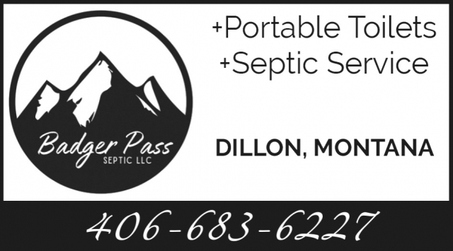 Portable Toilets, Badger Pass Septic Service, Dillon, MT