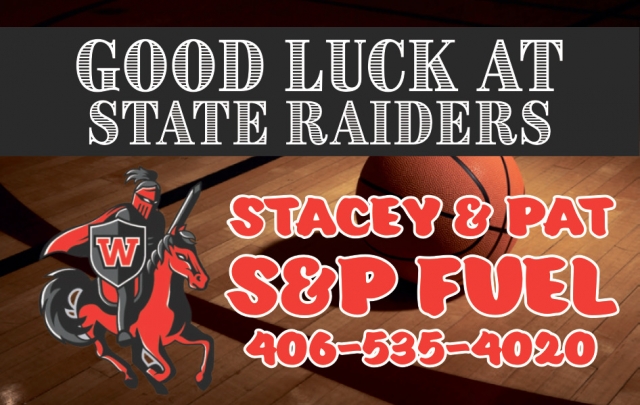 Good Luck at State Raiders, Rindal Fuel, LLC, Lewistown, MT