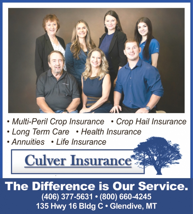 Crop Hail Insurance, Culver Insurance