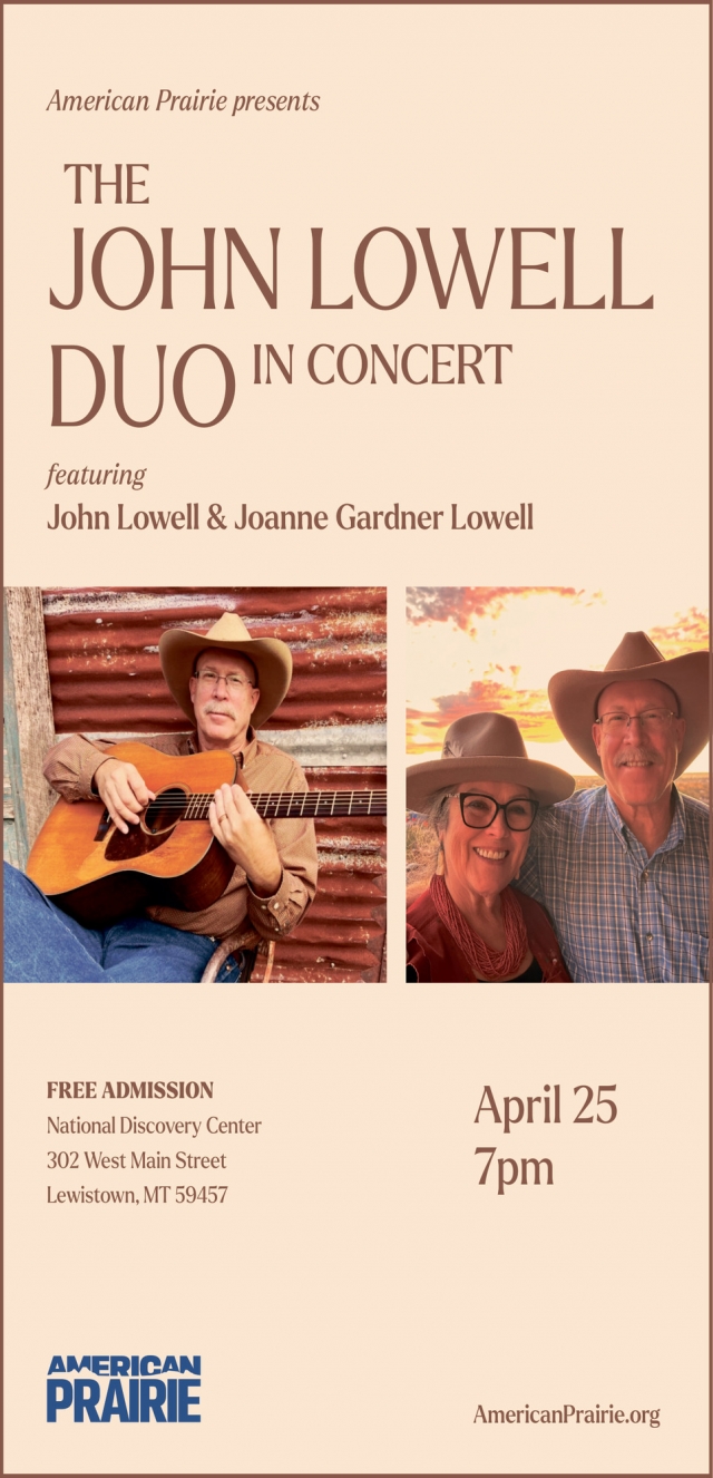 The John Lowell Duo in Concert, American Prairie, Lewistown, MT
