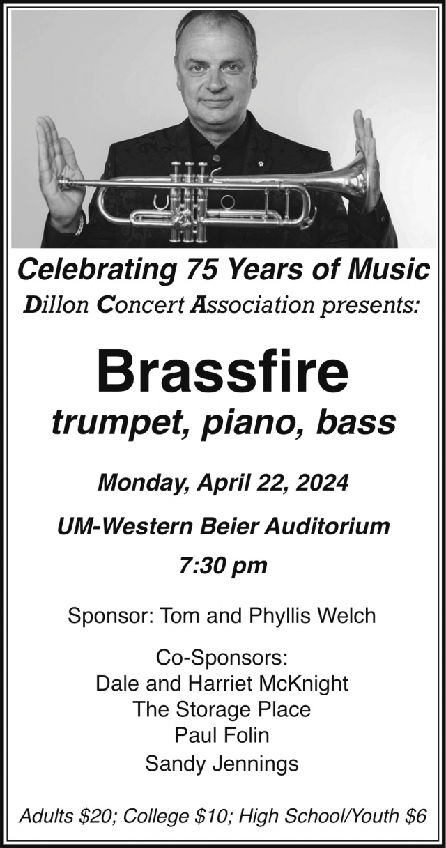 Celebrating 75 Years of Music, Brassfire at UM-Western Beier Auditorium