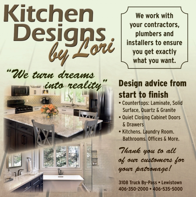 We Turn Dreams Into Reality, Kitchen Designs by Lori
