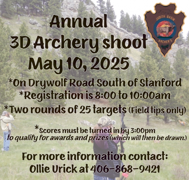 Archery Shoot, Annual 3D Archery Shoot (May 10, 2025)