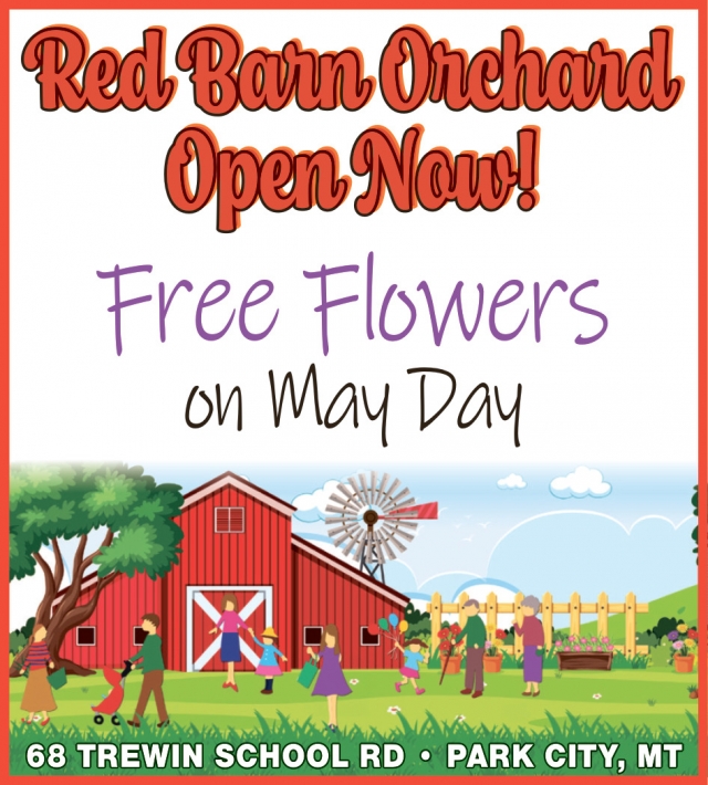 Free Flowers on May Day, Red Barn Orchard - Park City, Park City, MT