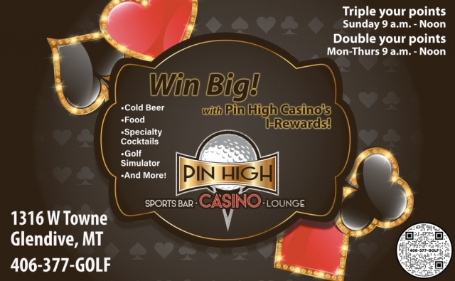 Sports Bar, Pin High Sports Bar & Casino, Glendive, MT