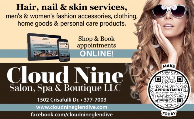 Hair, Nail & Skin Services, Cloud Nine Salon, Spa & Boutique LLC, Glendive, MT