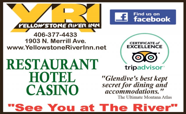 Restaurant Hotel Casino, Yellowstone River Inn, Glendive, MT