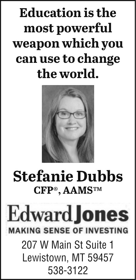 Financial Advisor, Stefanie Dubbs - Edward Jones, Lewistown, MT