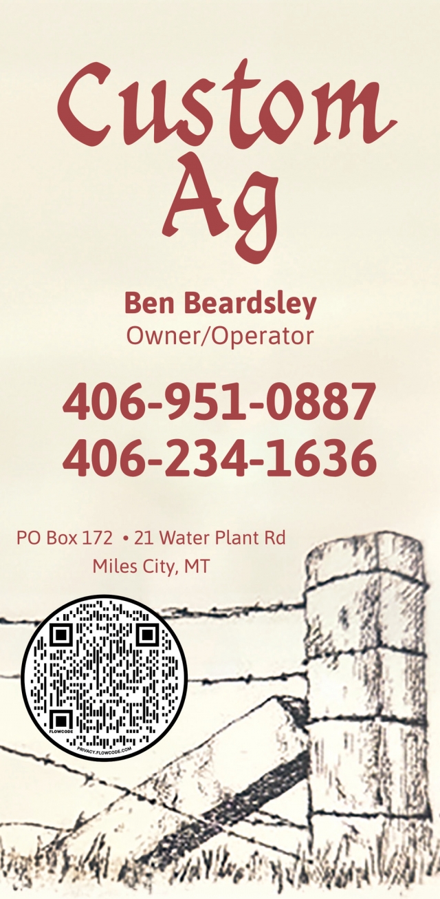 Ben Beardsley, Custom Ag