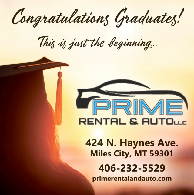 Congratulations Graduates!, Prime Rental & Auto, LLC