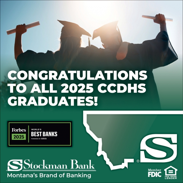 Congratulations to All 2025 CCDHS Graduates!, Stockman Bank