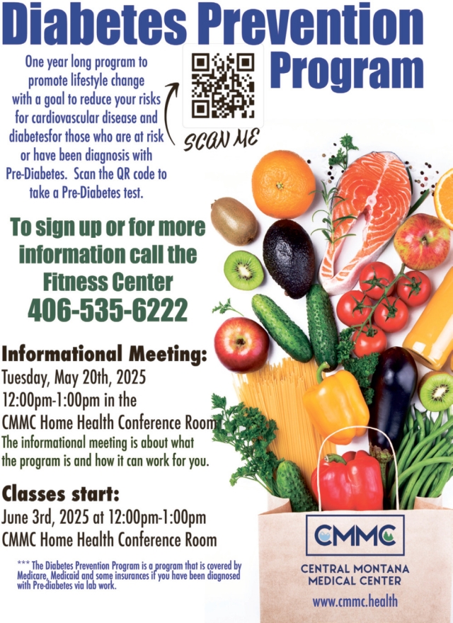 Diabetes Prevention Program, Central Montana Medical Center, Lewistown, MT