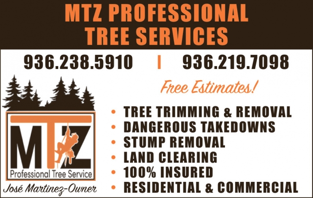 Tree Trimming & Removal, MTZ Professional Tree Services