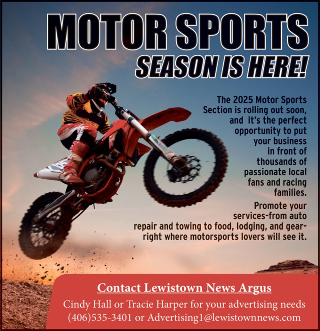 Motor Sports Season is Here!, Lewistown News-Argus, Lewistown, MT