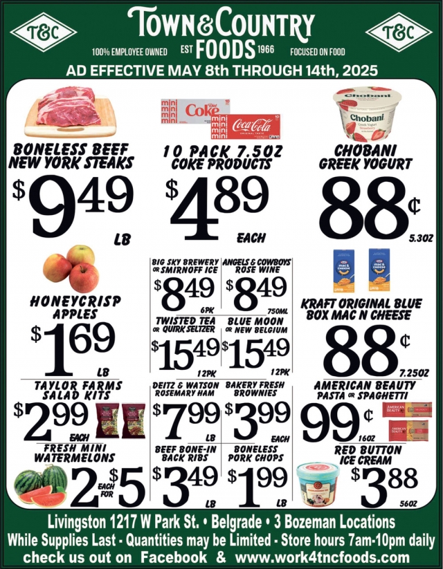 Foods, Town & Country Foods - Bozeman, Bozeman, MT