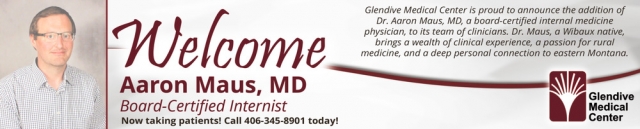 Welcome Aaron Maus, MD Board-Certified Internist, Glendive Medical Center, Glendive, MT