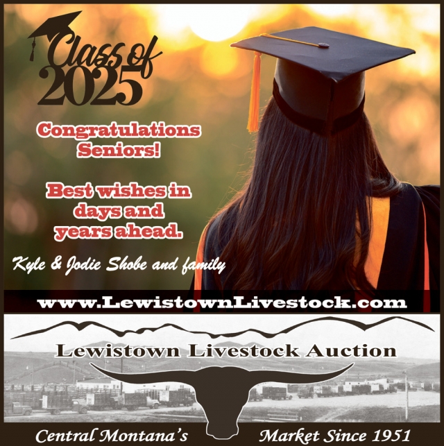 Best Wishes in Days and Years Ahead, Lewistown Livestock Auction, Lewistown, MT