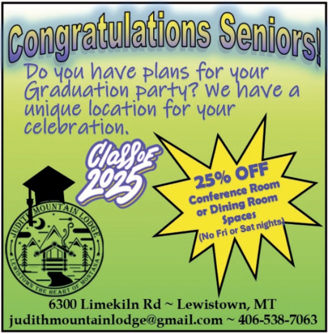 25% OFF Conference Room or Dining Room Spaces, Judith Mountain Lodge, Lewistown, MT