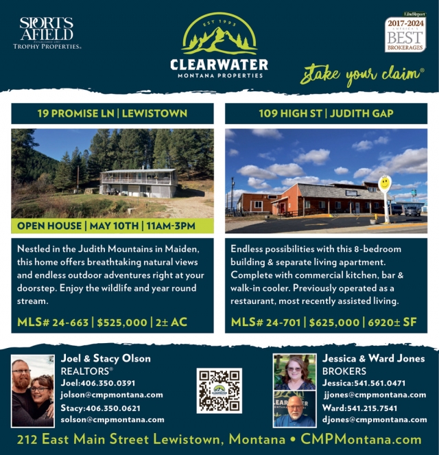19 Promise Ln / Lewistown, Clearwater Montana Properties - Joel & Stace Olson / Jessica & Ward Jones, Lewistown, MT