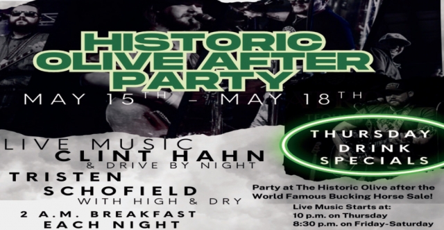 Live Music Clint Hahn, Historic Olive After Party (May 16-18, 2025)