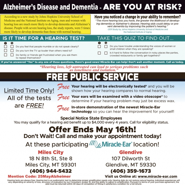 Free Public Service, 406-944-5432 / 406-359-1673, Glendive, MT