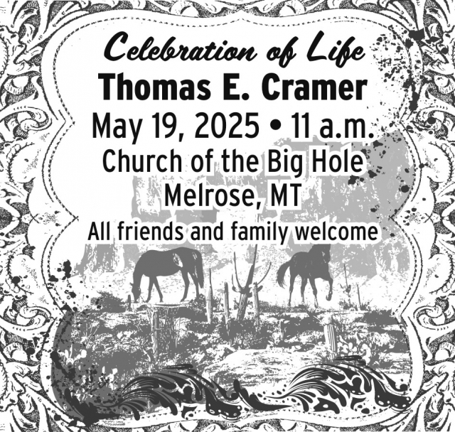 Celebration of Life, Thomas E. Cramer Celebration of Life