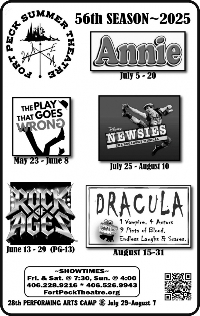 Summer Theatre, Fort Peck Theatre, Fort Peck, MT