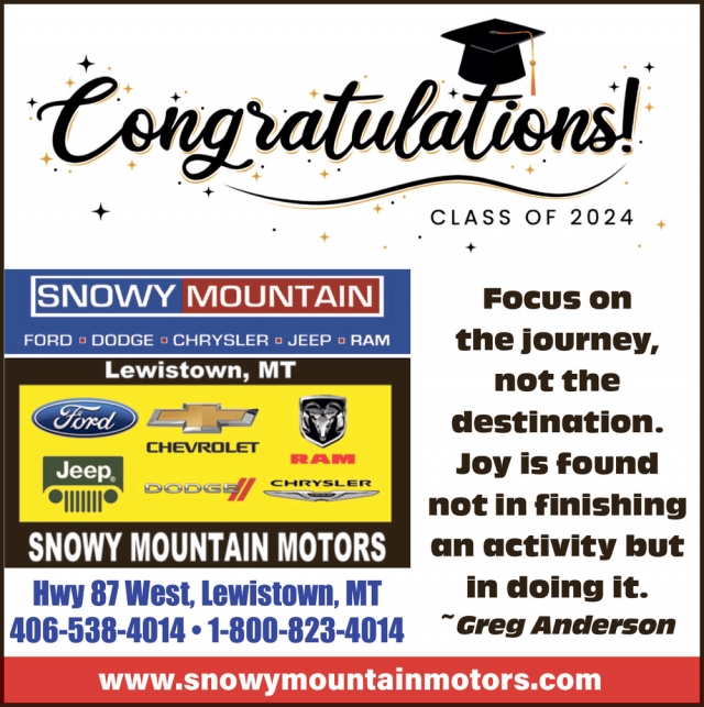 Congratulations! Class of 2025, Snowy Mountain Motors
