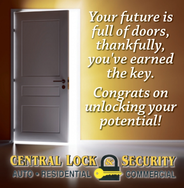 Certified Registered Locksmith, Central Lock & Security, Lewistown, MT