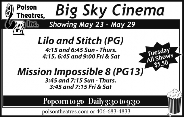 Thunderbolts, Polson Theatres, Inc - Big Sky Cinema, Dillon, MT