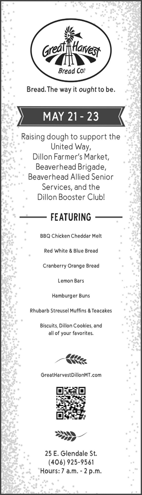Raising Dough to Support the Women's Resource Center, Great Harvest Bread Co, Missoula, MT
